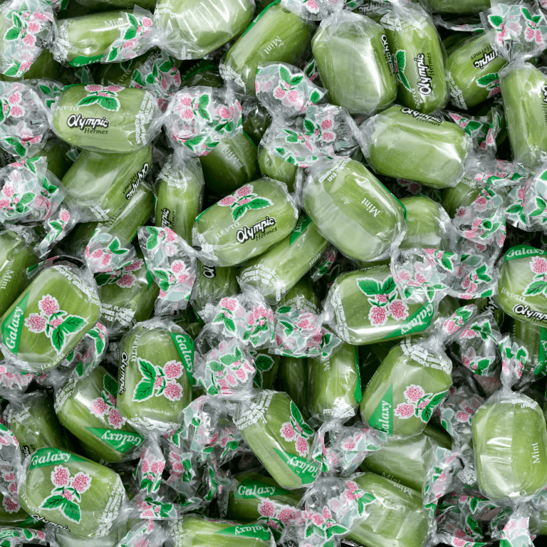 Crystalline mint candies RIZOPOULOS COFFEE 1901